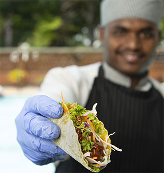 The best restaurant in Yelahanka is at Olde Bangalore Resort